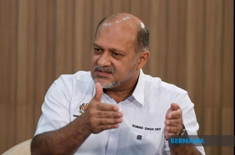 Malaysian Digital Minister Gobind Singh Deo. (Photo: Bernama)