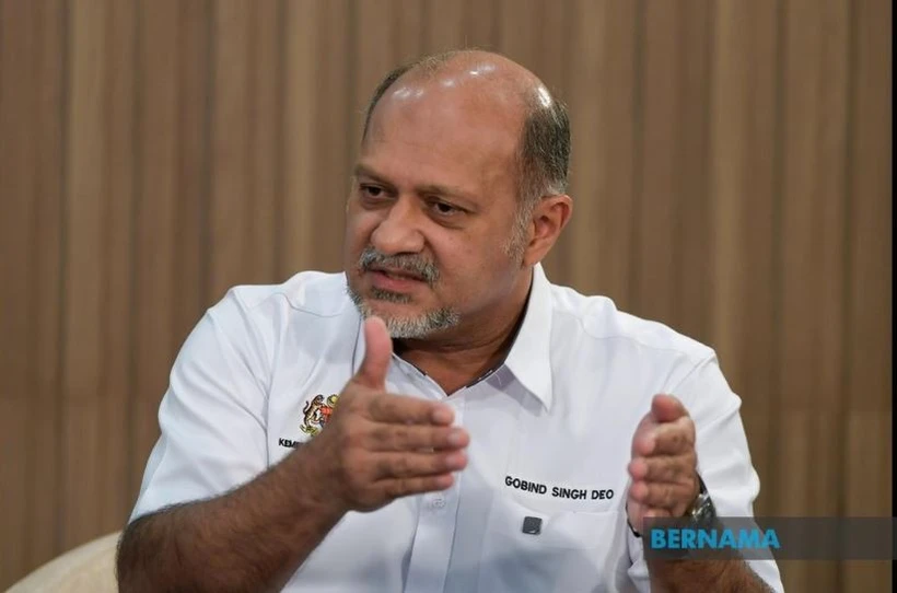 Malaysian Digital Minister Gobind Singh Deo. (Photo: Bernama)