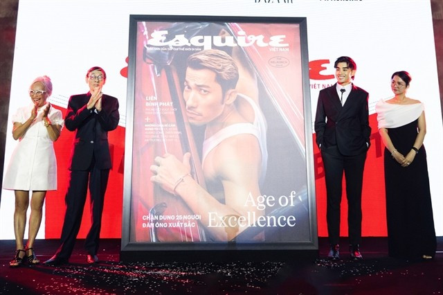 Esquire Vietnam, the Vietnamese version of the American magazine Esquire, officially launched in HCM City on September 19. (Photo courtesy of Sunflower Media)