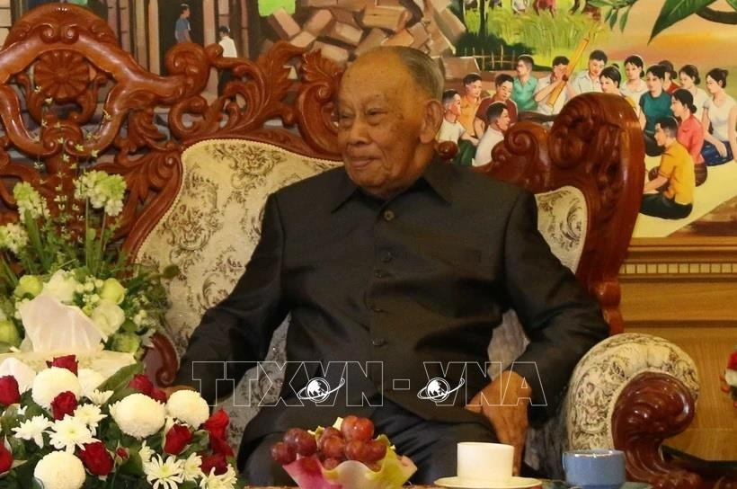 Khamtay Siphandone, former President of the Lao People's Revolutionary Party (LPRP), former State President and former Prime Minister of Laos. (Photo: VNA)