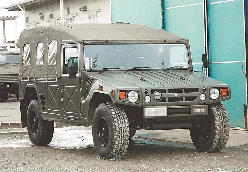 A high-mobility vehicle of the Ground Self-Defense Force. (Photo: Yomiuri Shimbun)