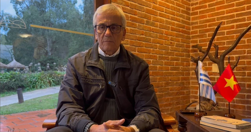 General Secretary of the Communist Party of Uruguay (PCU) and Minister of Labour and Social Security Juan Castillo. (Photo: VNA)