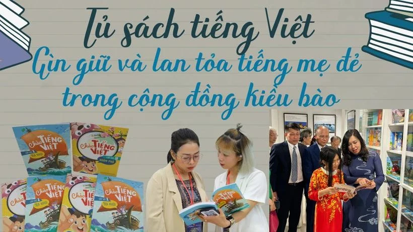 Illustrative image. So far, Viet Happiness Station has established two Vietnamese bookcases in Belgium. (Photo: VNA)