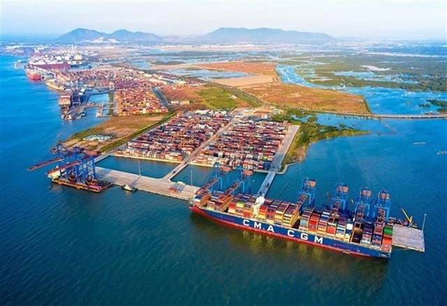 The port will occupy a total area of approximately 71.23 hectares with a total investment of 5.73 trillion VND (nearly 230 million 230). (Photo: VNA)