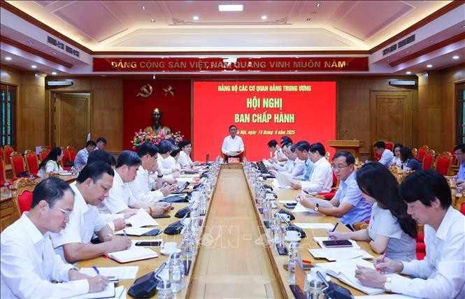 The 1st congress of the Party Committee of Central Party Agencies is scheduled to take place over one and a half days, from the afternoon of September 23 to September 24 (Photo: VNA)