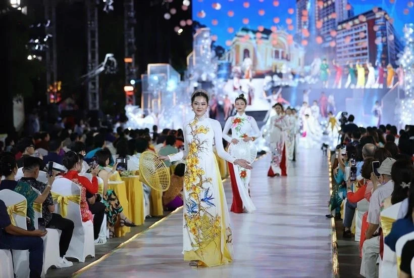 The 11th HCM City ao dai festival is set to take place from March 1-9. (Photo: VNA)