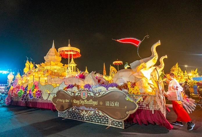 The spectacular Songkran parade will showcase vibrant floats representing different regions of Thailand. (Photo: Thailand Festival Facebook page) 