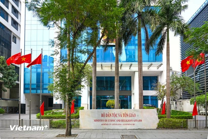 The headquarters of the Ministry of Ethnic and Religious Affairs. (Photo: VietnamPlus)