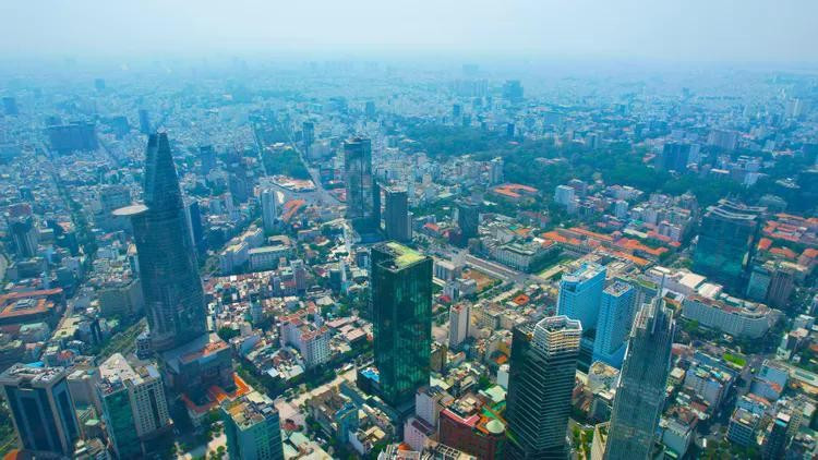 A bird's eye view of HCM City (Source: HCM City Law Newspaper)