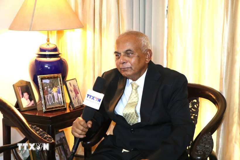 Major General P.K. Chakravorty, former Indian Defence Attaché to Vietnam (Photo: VNA)
