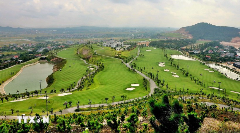 A corner of a golf course in Bac Ninh province (Photo: VNA)