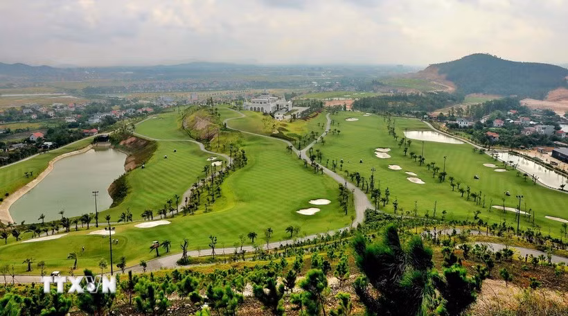 A corner of a golf course in Bac Ninh province (Photo: VNA)