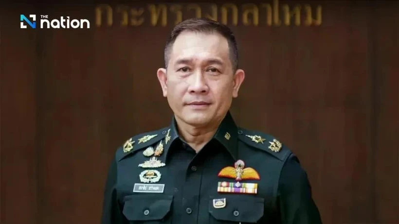 Thai Defence Ministry spokesman Maj-Gen Thanathip Sawangsaeng. (Photo: The Nation) 