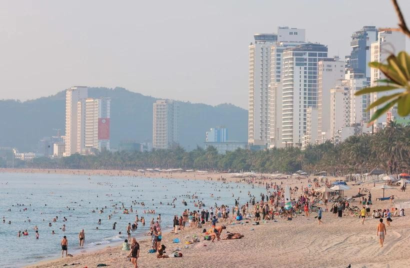 A beach in Nha Trang city, Khanh Hoa province (Photo: VNA)