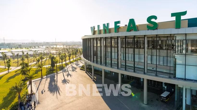 A Vinfast factory in Hai Phong city (Photo: VNA)
