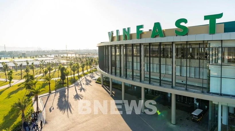A Vinfast factory in Hai Phong city (Photo: VNA)