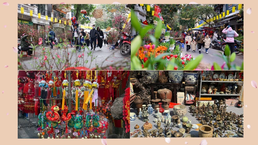 On Hang Luoc street (Photo: VNA)