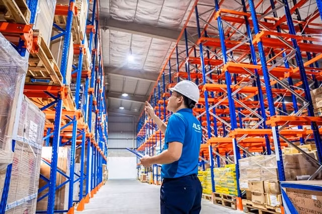 A warehouse in ICD My Dinh in Hanoi. (Photo: alslogistics.vn)