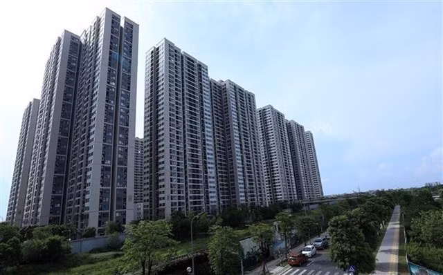 A residential apartment project in Hanoi (Photo: VNA)