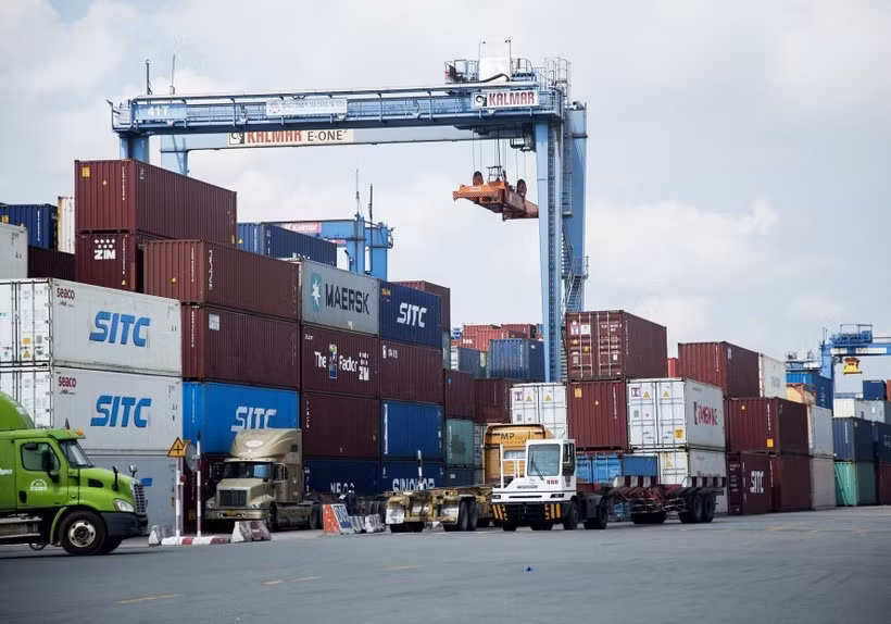 Vietnam recorded 597.93 billion USD in import-export turnover during the first eight months of 2025, up 16.3% from the same period last year. (Photo: VNA)