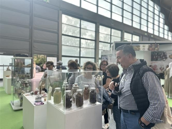 Vietnamese products showcased at the 42nd Macfrut Fruit & Veg Professional Show (Photo: VNA)