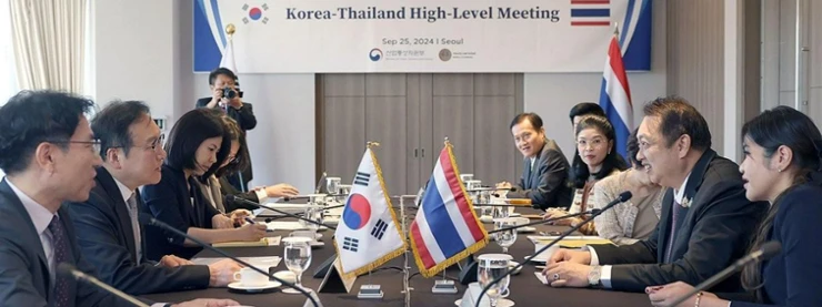 The RoK and Thailand hold their second round of negotiations for a bilateral economic partnership agreement in Seoul on September 25, 2024. (Photo: Yonhap)