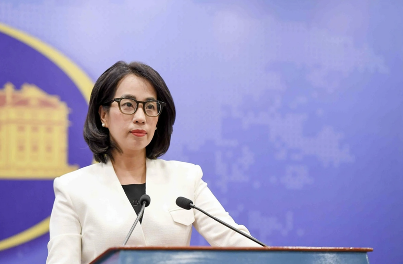 Spokesperson of the Ministry of Foreign Affairs Pham Thu Hang (Photo: VNA)