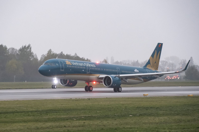 An aircraft of Vietnam Airlines. Vietnam Airlines and Saudia share each other's flight codes, with Saudia's (SV) on Vietnam Airlines flights and (VN) on those operated by Saudia. (Photo: VNA)