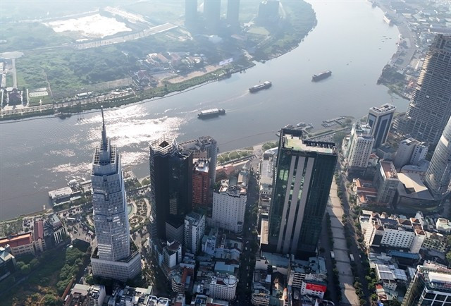 A corner of HCM City, opposite to the area where the IFC will be developed. The State Bank of Vietnam has proposed regulations to manage capital flow at the IFC (Photo: VNA)
