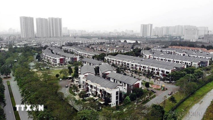 High-end apartment projects in Gamuda Gardens Urban Area in Hanoi are developed by Malaysian real estate group Gamuda Land. (Photo: VNA) 