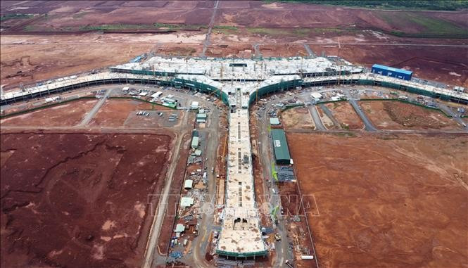 Long Thanh International Airport under construction (Photo: VNA)