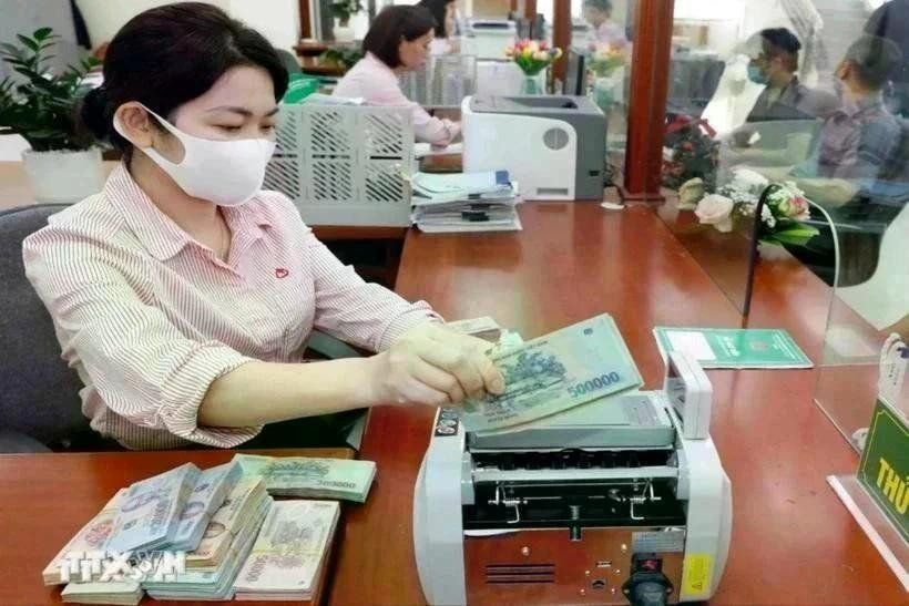 The State Bank of Vietnam set the daily reference exchange rate for the US dollar at 24,837 VND/USD on March 31. (Photo: VNA) 