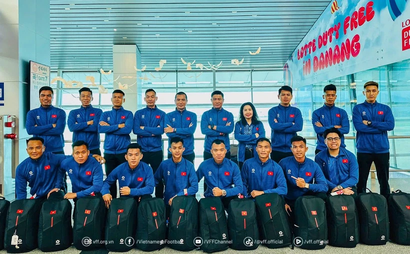 Vietnam's beach soccer team (Photo: VFF)