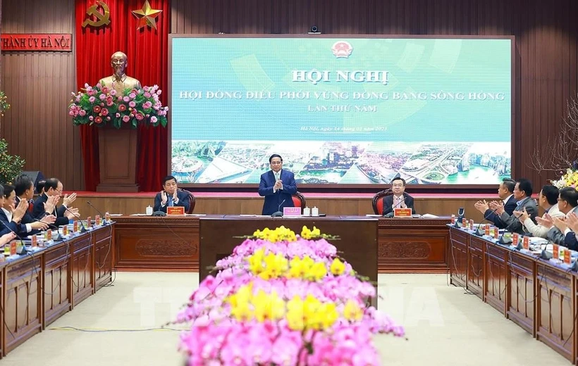 PM Pham Minh Chinh speaks at the conference (Photo: VNA)