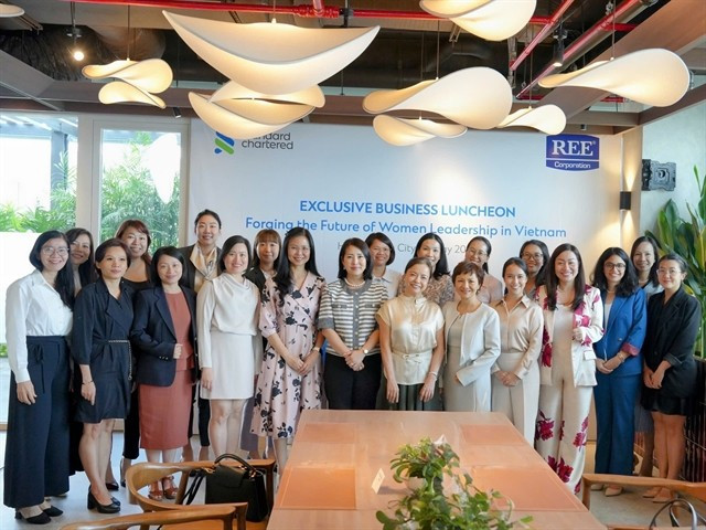 Women leaders at the event. (Photo courtesy of the bank)