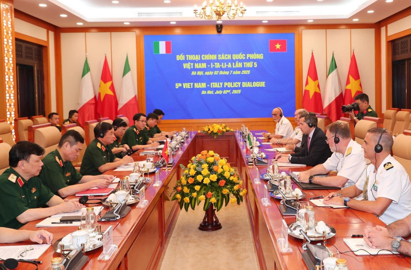 An overview of the 5th Vietnam – Italy Defence Policy Dialogue (Photo: VNA)