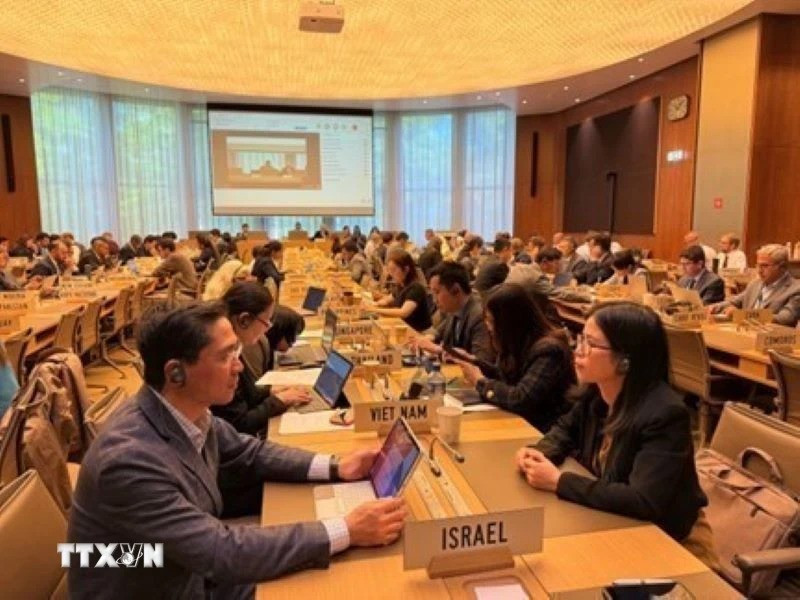 At a WTO committee's meeting (Photo: VNA)