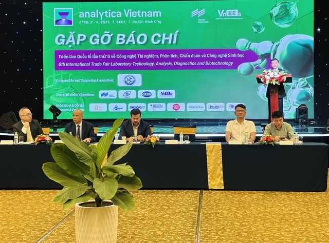 The eighth International Trade Fair for Laboratory Technology, Analysis, Diagnostics, and Biotechnology will be held in HCM City from April 2 to 4. (Photo: VNS) 