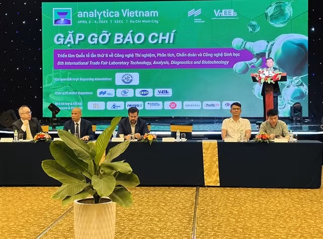 The eighth International Trade Fair for Laboratory Technology, Analysis, Diagnostics, and Biotechnology will be held in HCM City from April 2 to 4. (Photo: VNS) 