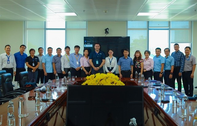 Representatives from the Airports Corporation of Vietnam (ACV) and Orbis, the world’s only flying eye hospital, during a working visit to Da Nang International Airport. (Photo courtesy of ACV)