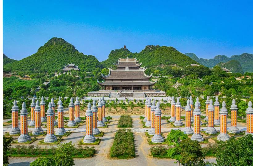 Tam Chuc tourist area - a renowned spiritual destination in Ha Nam. (Photo: VNA) 