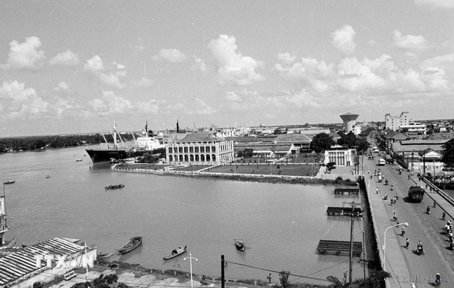 A view of Nha Rong Wharf in Saigon in the early 20th century. From this place, the patriotic Nguyen Tat Thanh boarded the vessel Latouche-Tréville to leave Vietnam to realise his ambition to liberate the country from the colonial rule. (Photo: VNA)