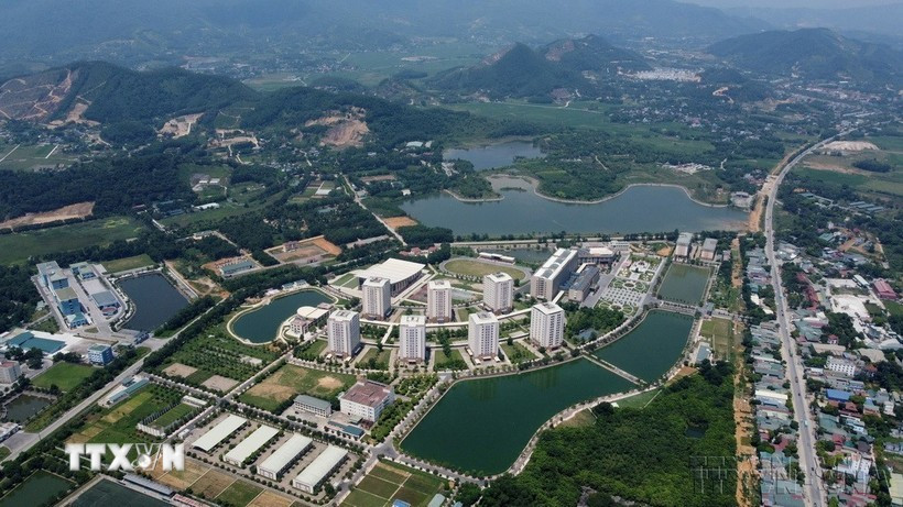 The Hoa Lac urban area in Hanoi is set to develop into the largest satellite city among the five urban areas planned around the centre of the capital city. (Photo: VNA)