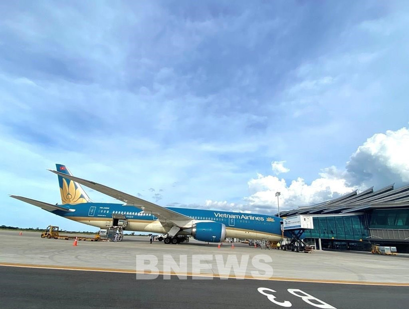 An aircraft of Vietnam Airlines (Photo: VNA)