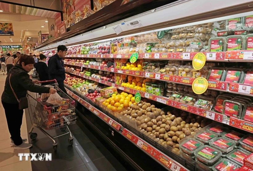 The CPI in Hanoi increased 0.51% month-on-month and 3.09% year-on-year in January 2025. (Photo: VNA)