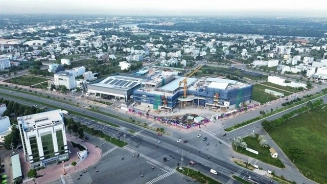 An aerial view of Tay Ninh Province. Following the merger, Tay Ninh now has 46 industrial parks. ( Photo: vneconomy.vn)