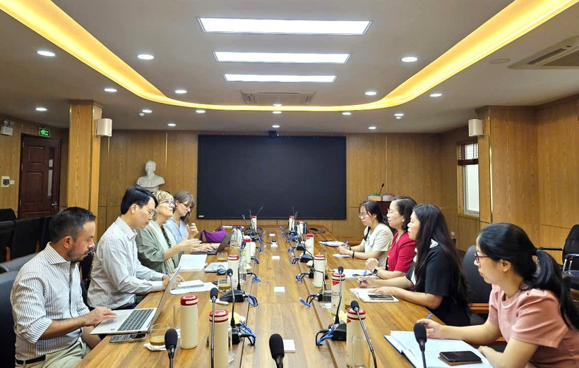 The meeting between the Vietnam Farmers’ Union and the Food and Agriculture Organisation of the United Nations (FAO) on September 15 (Photo: hoinongdan.org.vn)
