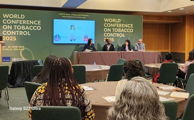 At the World Conference on Tobacco Control 2025 in Dublin from June 23-25 (Photo: Tobacco Harm Prevention Fund)