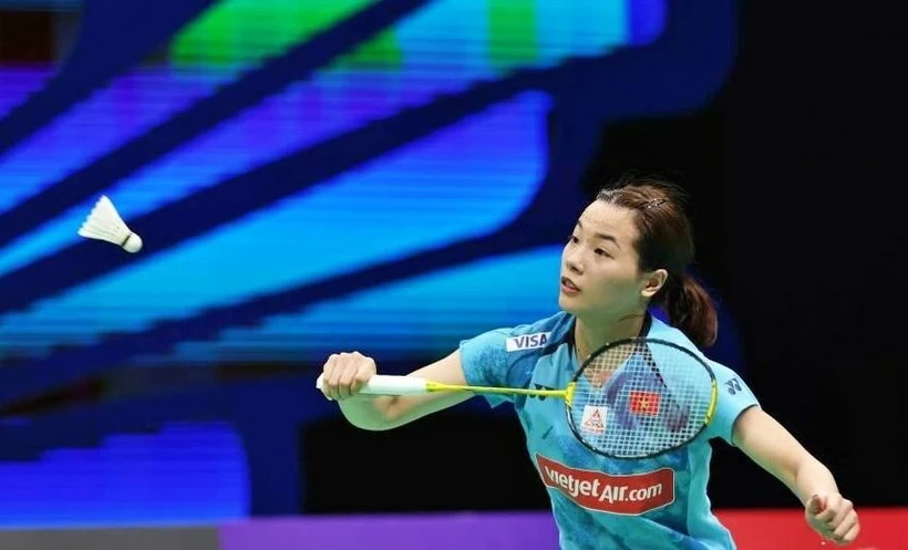 Vietnam’s number-one badminton player Nguyen Thuy Linh (Photo: VNA)