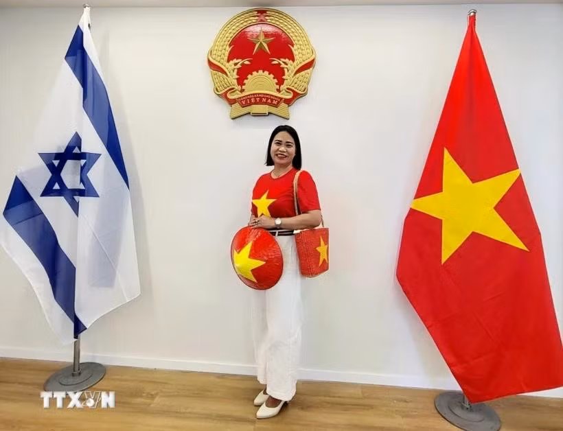 Truong Thi Hong, Chairwoman of the Vietnamese People's Association in Israel (Photo: VNA)